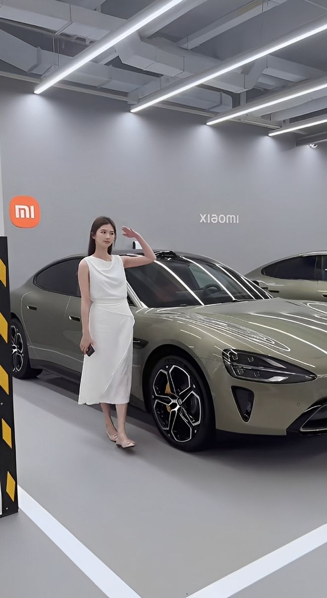量都这么高的吗？仙女也就长这样吧J9九游会小米SU7的美女车主质(图3)